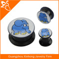 black acrylic elephant ear plugs piercing body jewelry fashion jewelry piercing acrylic fashion jewelry